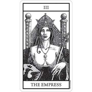 Bianco Nero Tarot: Elegant Black and White Deck for Insights