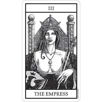 Bianco Nero Tarot: Elegant Black and White Deck for Insights