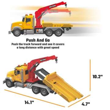 MOBIUS Tow Truck Playset – Interactive Toy for Kids 3-8