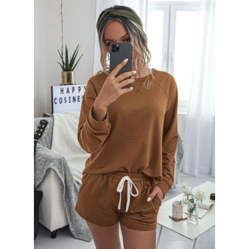 PRETTYGARDEN Women's Tie Dye Pajamas Set Soft Sleepwear