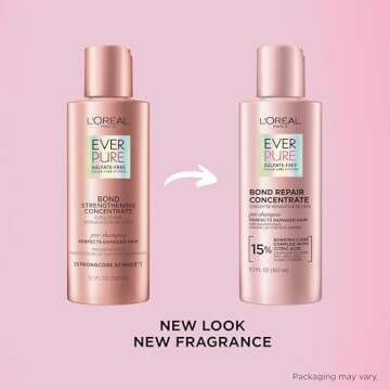L’Oréal Paris Sulfate Free Bond Repair Pre Shampoo Treatment, Hair Repair for Colored, Bleached o...