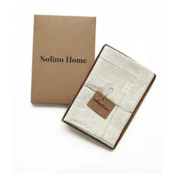 Solino Home Linen Napkins Set of 4 Elegant Dinner Accessories