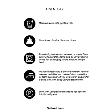 Solino Home Linen Napkins Set of 4 Elegant Dinner Accessories