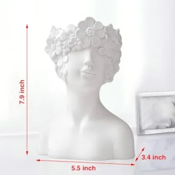 Elegant White Flower Vase for Home and Gifts