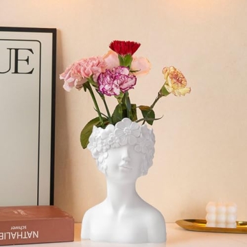 Elegant White Flower Vase for Home and Gifts