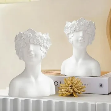 Elegant White Flower Vase for Home and Gifts