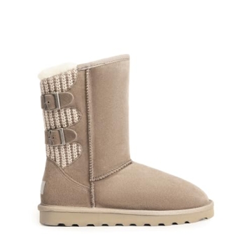 Stylish Winter Boots with Buckles for Women - Cozy & Chic