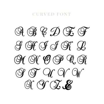 Personalized Wooden Letter Wall Decor - Single Curved Font Alphabet Letters From Name - Wood Sign for Baby Nursery, Door, Kids Room - Baby Shower Gift - Custom Art For Your Home by 48 Hour Monogram