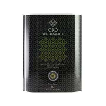ORO DEL DESIERTO - Spanish Extra Virgin Olive Oil (Coupage of the Arbequina, Hojiblanca and Picual varieties) - Tin (3 Litre)