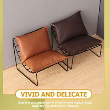 Toddmomy Miniature Dollhouse Chair Set for Stylish Decor