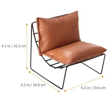 Toddmomy Miniature Dollhouse Chair Set for Stylish Decor