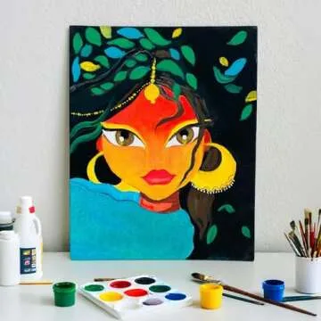 Canvases for Painting 48 Pack, 8x10 inch Blank Painting Canvas Boards for Painting Supplies, Primed Acid-Free 100% Cotton Canvas Panels for Acrylic Oil Tempera Watercolor Paints, Art Supplies