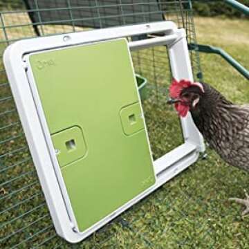 Omlet Automatic Chicken Coop Door Opener Operated by Light Sensor or Timer | Easy to Install, No Mai...