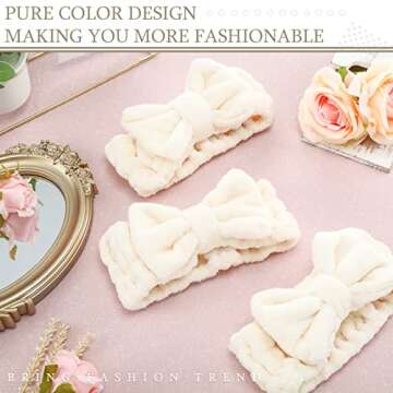 Hicarer 3 Towel Headbands - Makeup & Spa Essentials
