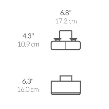simplehuman Slim Sink Caddy Sponge Holder Stylish & Durable