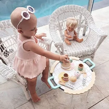 2PCS Baby Girls Summer Ruffle Dress and Cotton Shorts Set