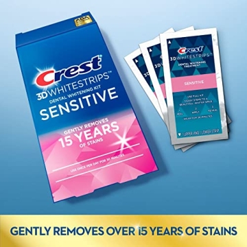 Crest 3D Whitestrips Sensitive Teeth Whitening Kit 18 Treatments