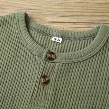 Unisex Summer Toddler Outfit Short Sleeve T-Shirt and Shorts