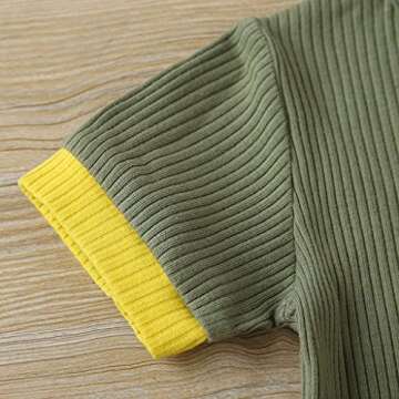 Unisex Summer Toddler Outfit Short Sleeve T-Shirt and Shorts