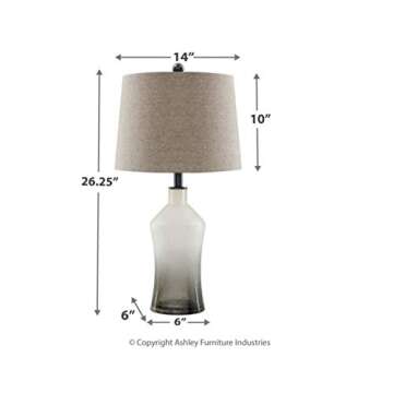 Elegant Nollie Glass Table Lamps Set for Stylish Homes