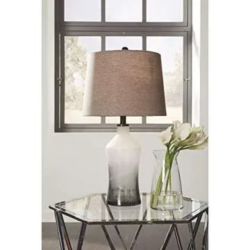 Elegant Nollie Glass Table Lamps Set for Stylish Homes