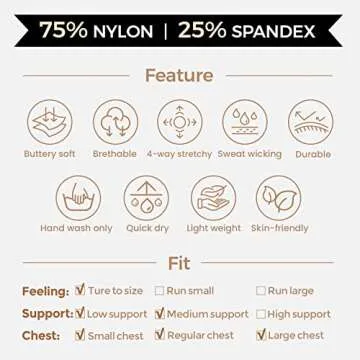 Aoxjox Sports Bras for Women - Stylish & Comfortable