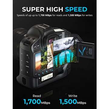 SABRENT Rocket CFX 512GB CFexpress Card for Professionals