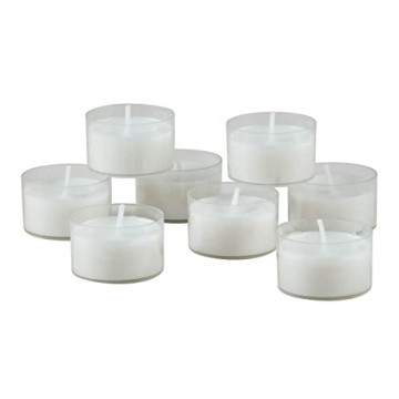 48 Count Long Burning Tea Light Candles - Stonebriar