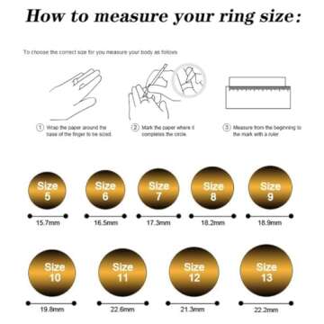 FUNEIA 6Pcs Thick Dome Chunky Rings for Women Men 18K Gold Plated Round Signet Rings Braided Twisted Signet Statement Ring Size 5-9