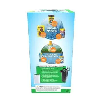 Tetra Whisper Internal Power Filter 5 To 10 Gallons, For aquariums, In-Tank Filtration With Air Pump, Black