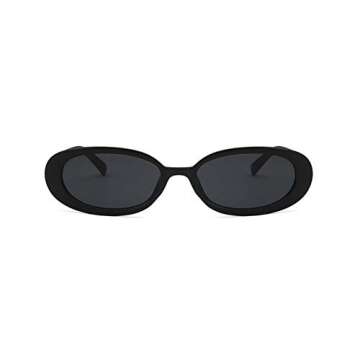 Sopaila Mini Vintage Retro Extra Narrow Cat Eye Sunglasses - Effortlessly Chic!