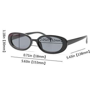 Sopaila Retro Mini Cat Eye Sunglasses for Stylish Looks