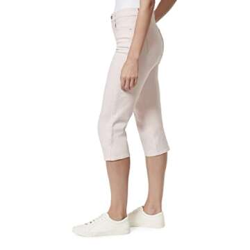 Stylish Gloria Vanderbilt Women's Amanda Capri Jean | Rosy Pink
