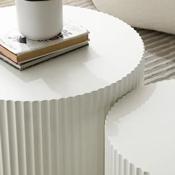 Luxury Set of 2 Nesting Coffee Tables for Living Room