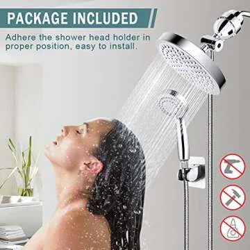 Taiker High Pressure Rainfall Shower Head with Filter