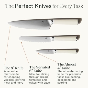 Material Kitchen Knife Set for Home Chefs and Foodies