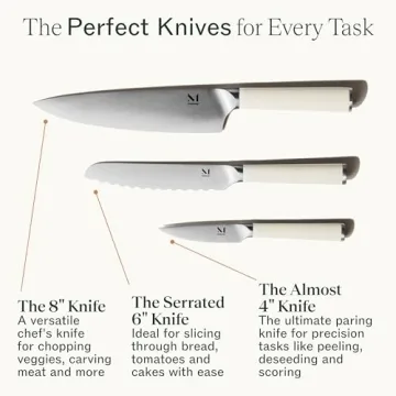 Material Kitchen Knife Set for Home Chefs and Foodies
