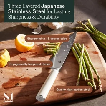 Material Kitchen Knife Set for Home Chefs and Foodies