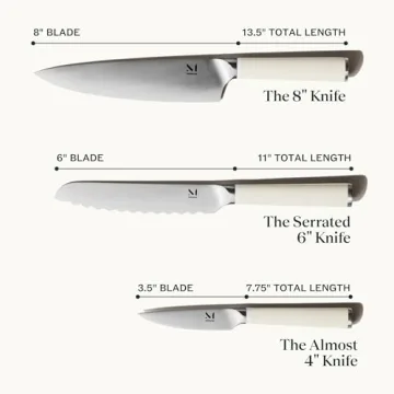 Material Kitchen Knife Set for Home Chefs and Foodies