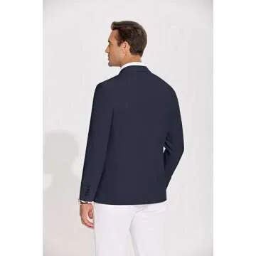 Stylish COOFANDY Men's Cotton Slim Fit Blazer Jacket
