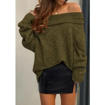 Versatile PRETTYGARDEN Women's Off-Shoulder Sweater
