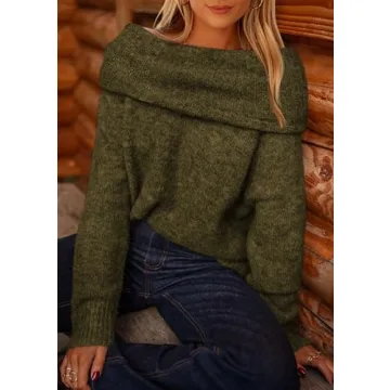 Versatile PRETTYGARDEN Women's Off-Shoulder Sweater