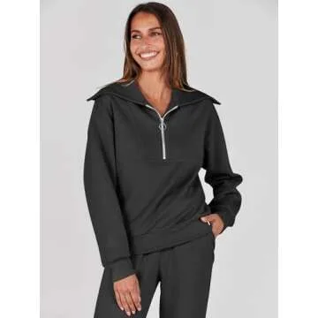 Trendy ANRABESS Women's 2 Piece Sweatshirt Set