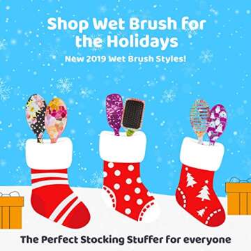 Wet Brush Hair Detangler Original and Mini Duo for All Hair Types