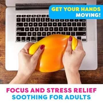 Power Your Fun Arggh Stress Ball - Color-Changing Relief Toy