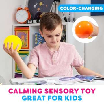 Power Your Fun Arggh Stress Ball - Color-Changing Relief Toy