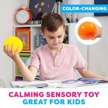 Power Your Fun Arggh Stress Ball - Color-Changing Relief Toy