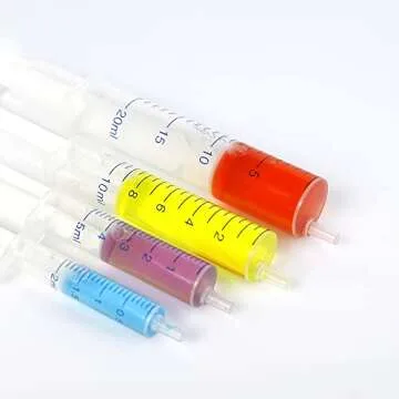12 Pack 10 ml Plastic Syringes for Labs and Crafts