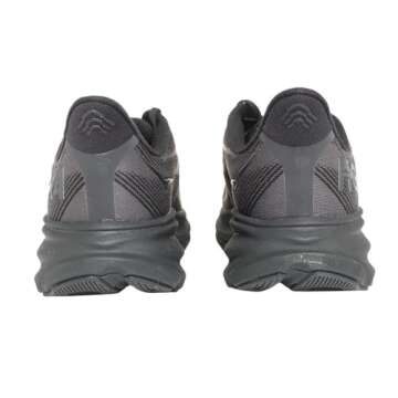 HOKA ONE ONE Men's Clifton 9 Sneaker, Black/Black, 7.5