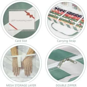 Safana Wrapping Organizer for Efficient Gift Storage